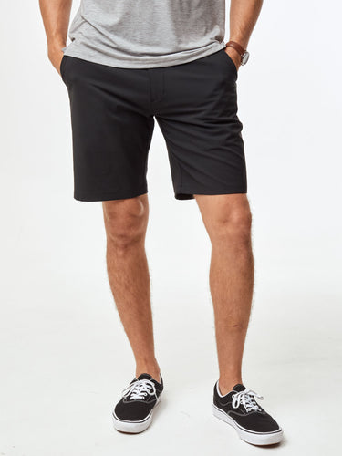 black dress shorts men's Mocha Noir Boys Stretch Dress Shorts