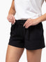 The ultimate lounge short for women | Black Terry Shorts 