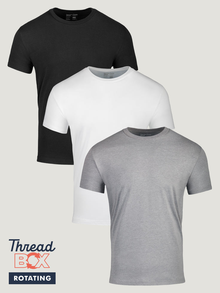 November Basic Crew Tee Pack | ThreadBox | Fresh Clean Threads