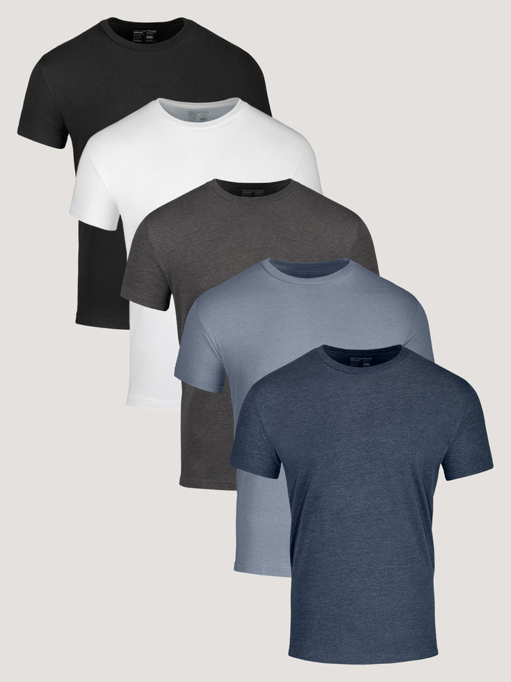 Best Sellers Crew Neck Tee 5-Pack | Shop Men's T-Shirts at Fresh Clean Threads