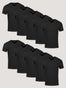 Black Friday All Black V-Neck Pack of 10 | Fresh Clean Threads