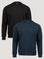 Black + Dark Navy Crewneck Sweatshirts Pack | Fresh Clean Threads