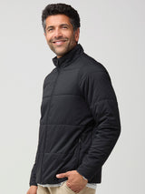 Zadran is 6'0" and wears a size medium # Casual Puffer Jacket for Men | Great for Fall Adventures