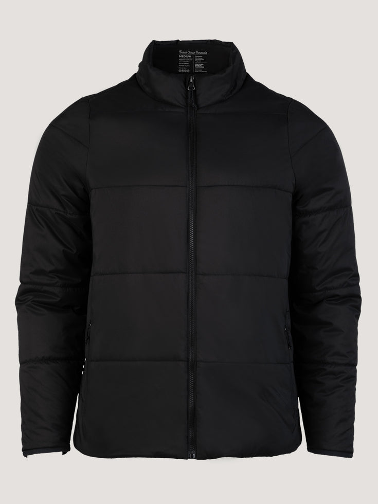 Jacket With Lightweight Black Padded Jacket Black Puffer Jacket