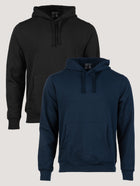 Black + Dark Navy Hoodie 2-Packs | Fresh Clean Threads