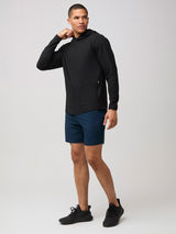comfortable for any activity or daily wear # Black Tech Hoodie | Activewear at Fresh Clean Threads