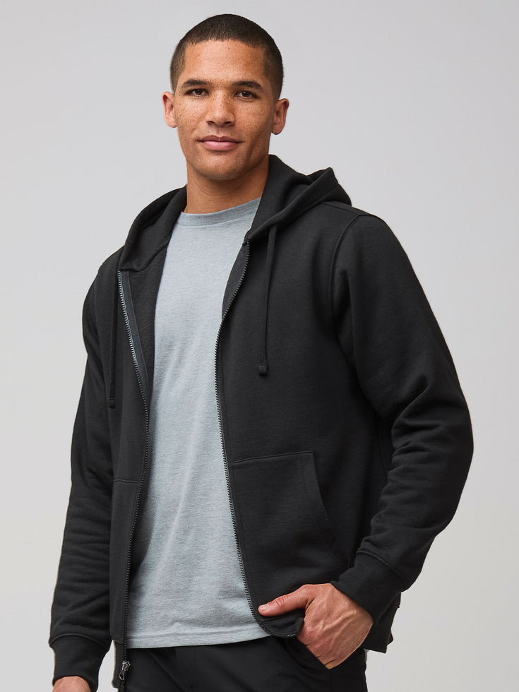 Hoodless Sweatshirt Zippered Sweatshirt No Hood Sweatshirt With