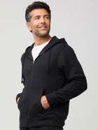 relaxed comfort and refined style # Fresh Clean Threads Zip-Up Hoodies for Men