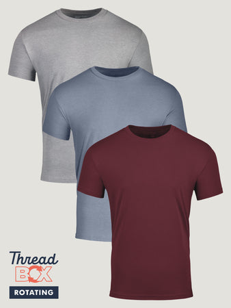 Bold 3-Pack of Men's T-Shirts Fresh Clean Threads
