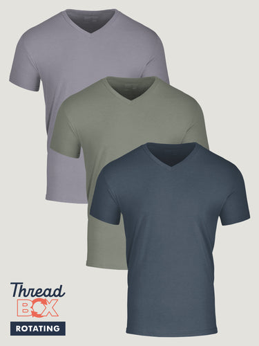 Bold V-Neck 3-Pack | February ThreadBox Subscription at FCT