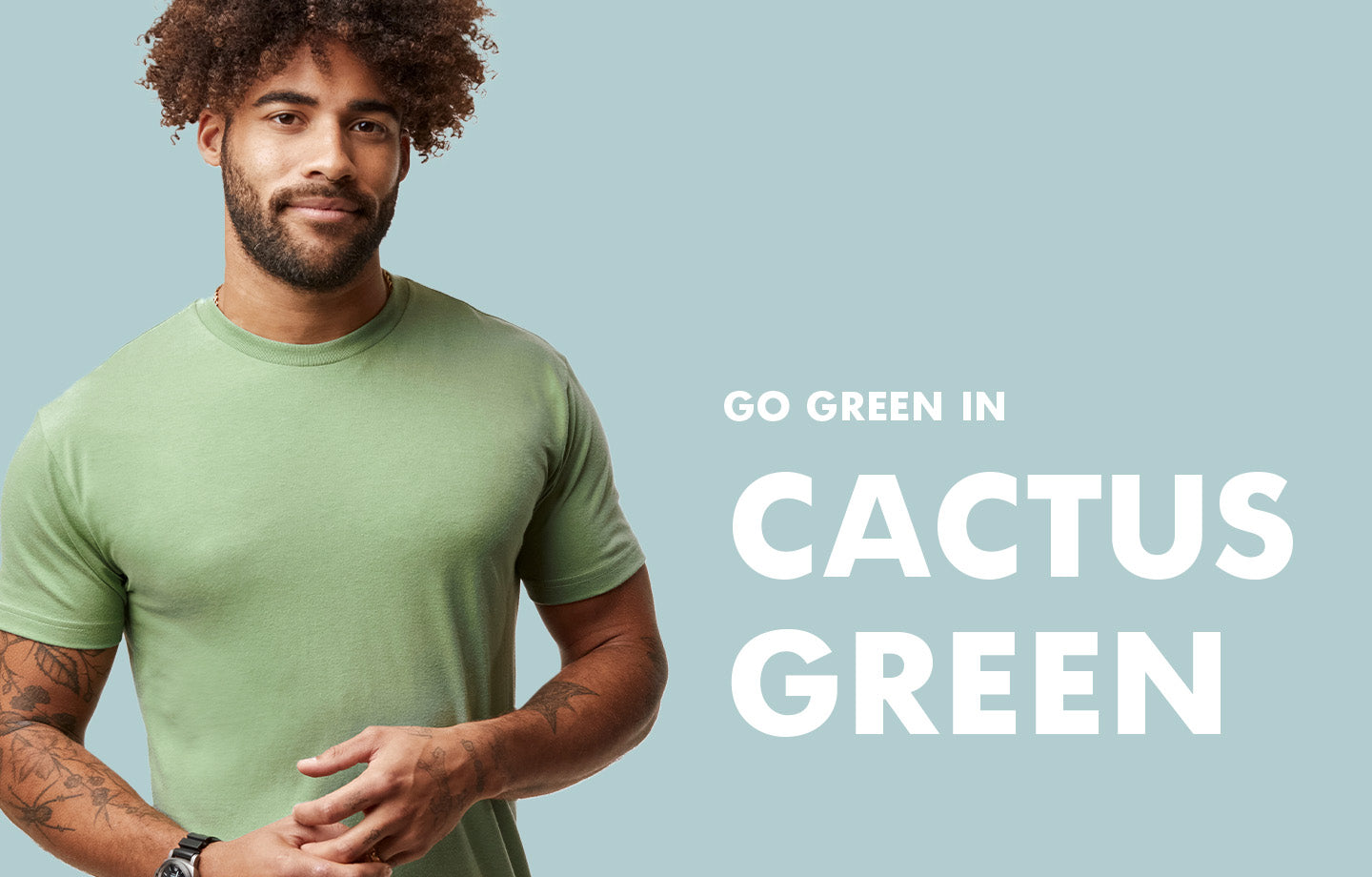 V-Necks Now in Cactus Green | Fresh Clean Threads
