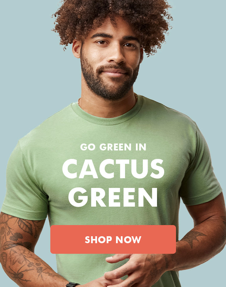Cactus Green Color Drop | Fresh Clean Threads