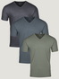 Earth Tones V Neck 3 Pack | Fresh Clean Threads Canada