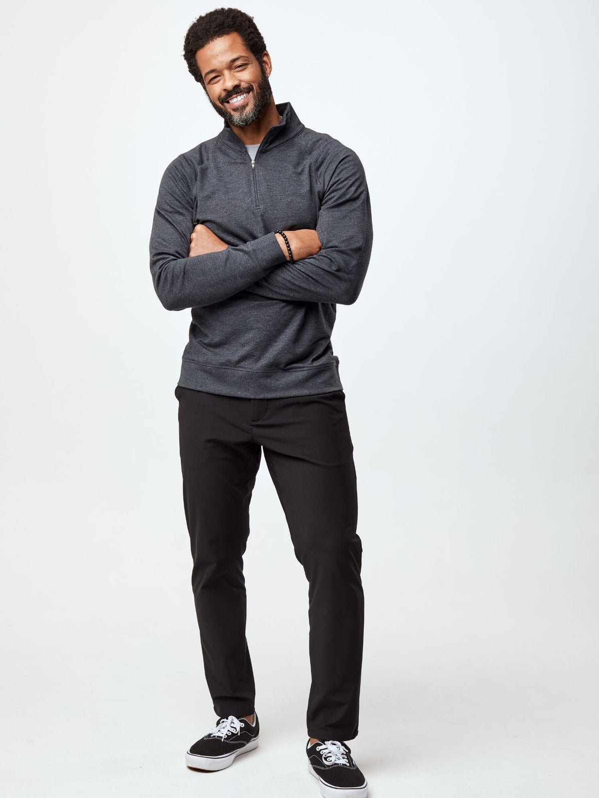 Charcoal Quarter Zip Pullover | Fresh Clean Threads – Fresh Clean Tees