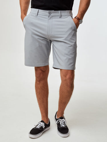Joe is 6'2, 177LBS and wears a size 32x9 # Cloud Grey Everyday Shorts 2.0 | Refresh 2-Pack | Fresh Clean Threads