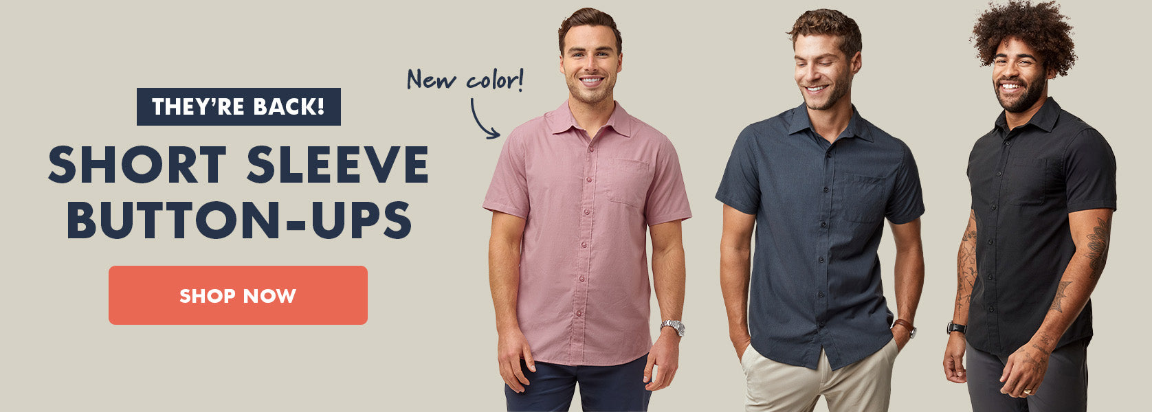 Best Selling Short Sleeve Button Ups At FCT