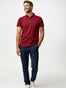 Men's Cosmic Red Polo | Fresh Clean Threads