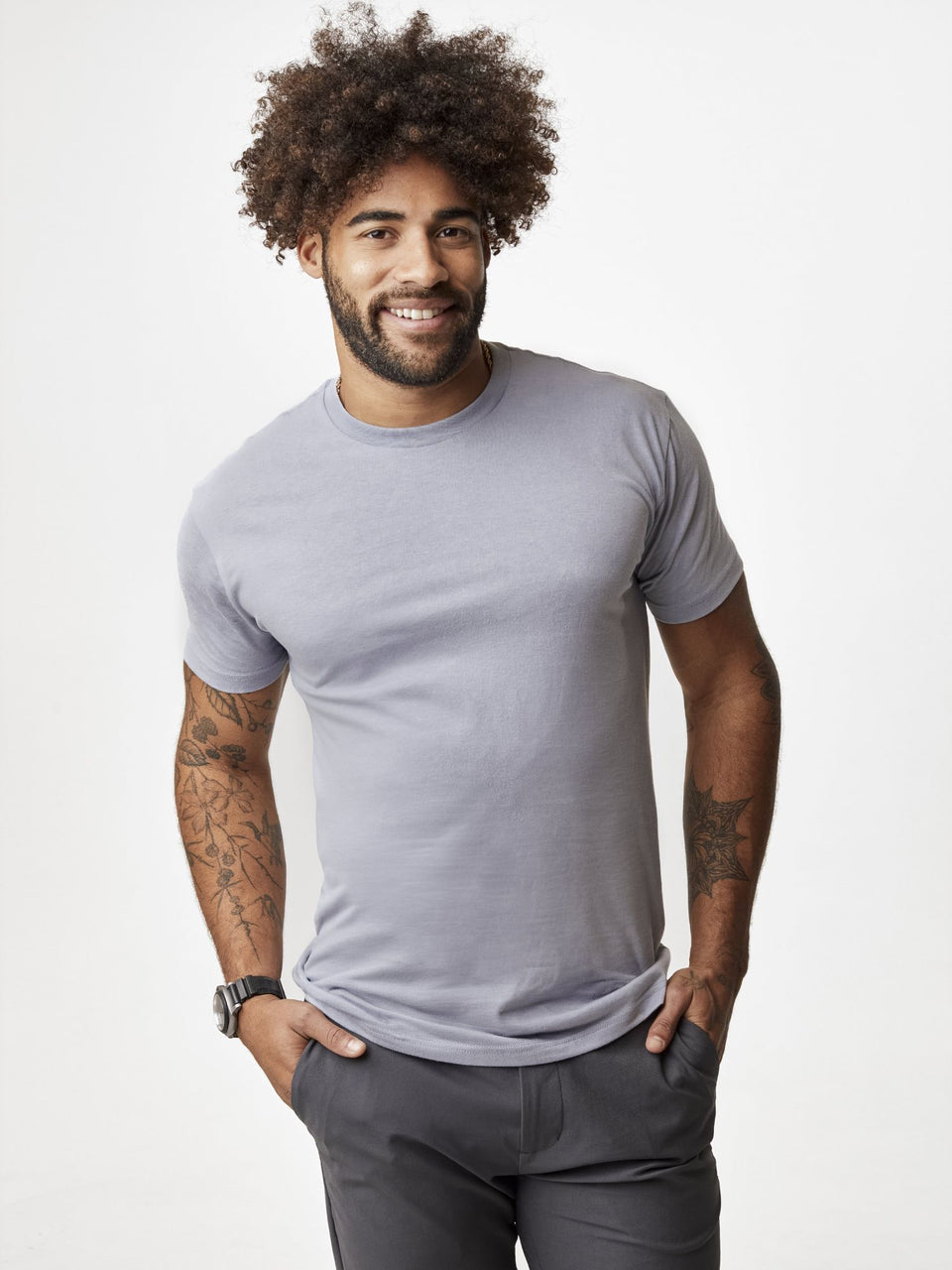 Escape Grey Crew Neck Tees | Comfy, Durable & Ready for Anything ...