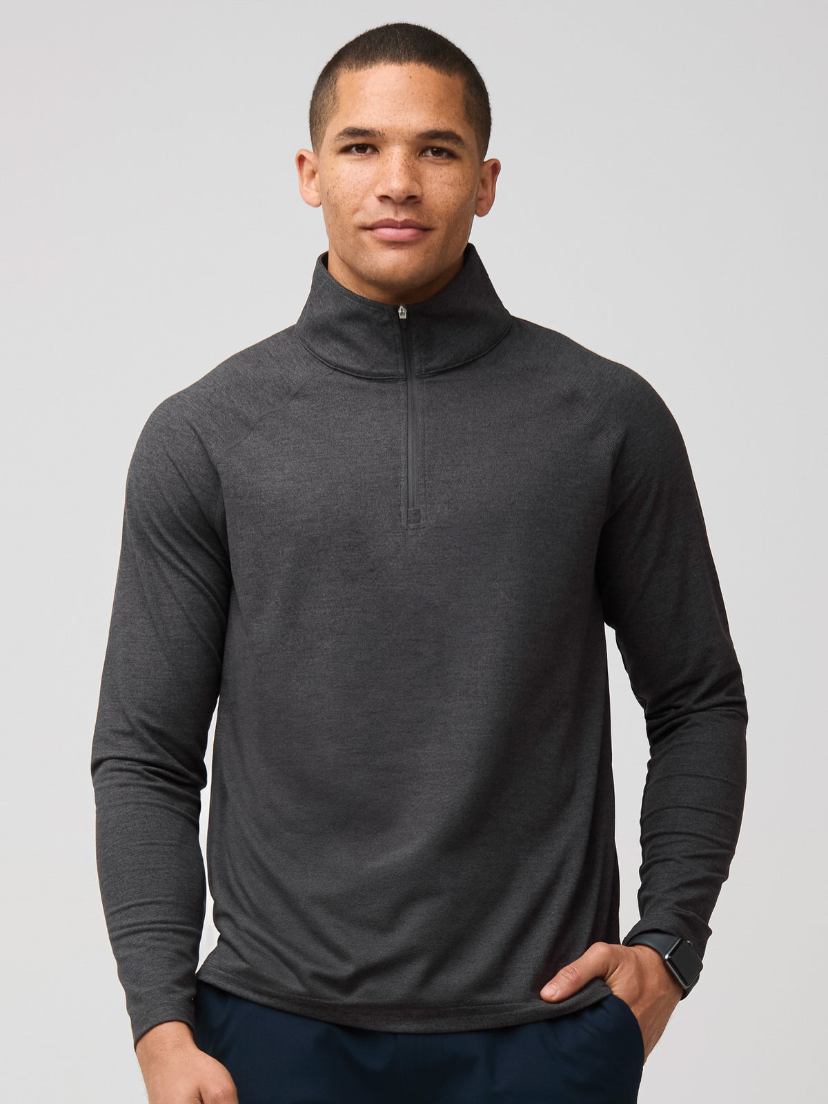Charcoal Tech Quarter Zips | Men's Pullovers at FCT – Fresh Clean Threads