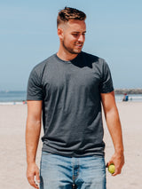 Charcoal Crew Neck | Fresh Clean Threads Canada