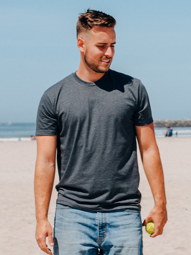 Charcoal Crew Neck | Fresh Clean Threads Canada