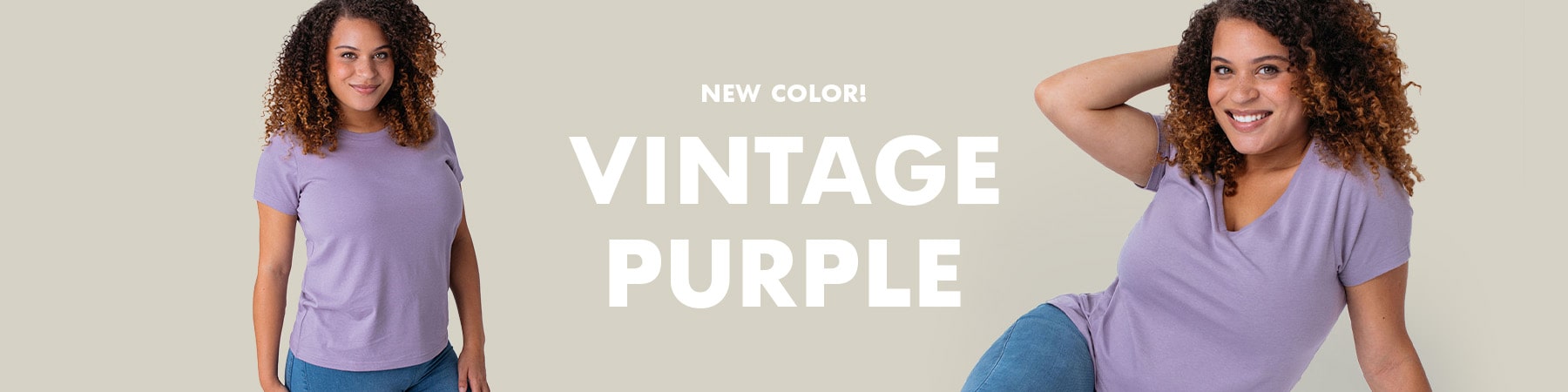 New: Women's Vintage Purple | Fresh Clean Threads
