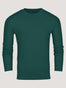 Long Sleeve Crew Neck in Dark Emerald | Fresh Clean Threads