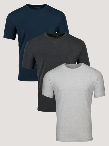 Men's Crew Neck Tees | 3-Pack of T-Shirts