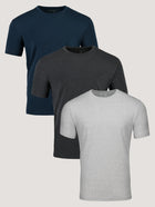 Men's Crew Neck Tees | 3-Pack of T-Shirts