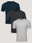 Men's Crew Neck Tees | 3-Pack of T-Shirts