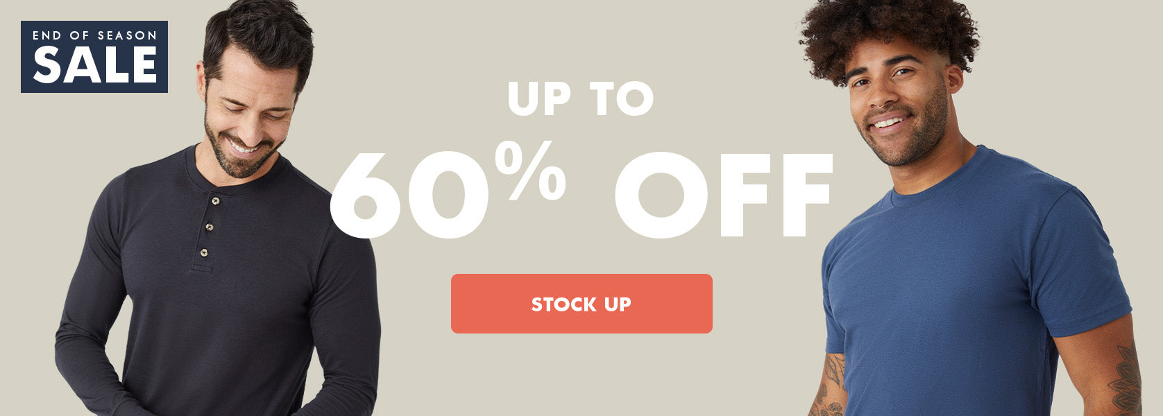 End of Season Sale: Up to 60% Off! | Fresh Clean Threads
