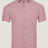 Short Sleeve Button Up Chalk Pink | Soft, breathable, and designed to flex