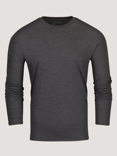 Charcoal Long Sleeve Crew Neck | Fresh Clean Threads