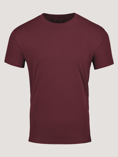 Burgundy Men's Crew Tee | Fresh Clean Threads Limited Edition Colors