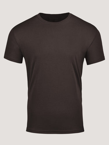 Men's Espresso Crew Neck Tee | Limited Edition Colors at Fresh Clean Threads