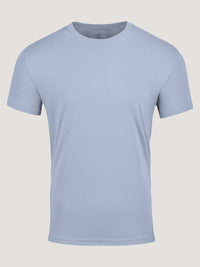 Men's Crew Neck in Icicle Blue | Fresh Clean Threads