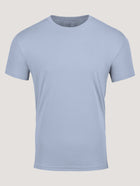 Men's Crew Neck in Icicle Blue | Fresh Clean Threads