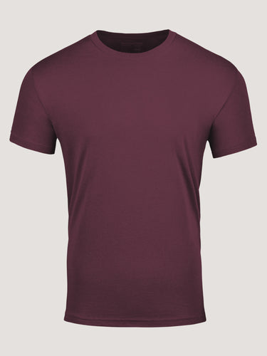 Merlot Men's Tee Shirt | Crew Neck T-Shirt Collection