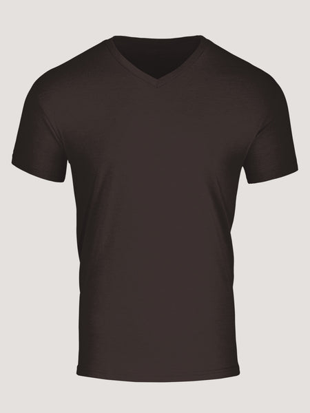 Espresso V-Neck T-Shirt | Fresh Clean Threads