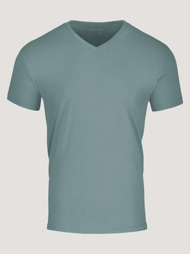 Harbor Mist Men's V-Neck T-Shirts | Adventure-Ready, Durable, and Perfect for You