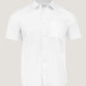 White short-sleeve shirts | Crisp all day. Comfortable all day. 