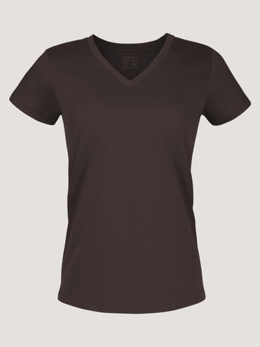 Women's Espresso V-Neck