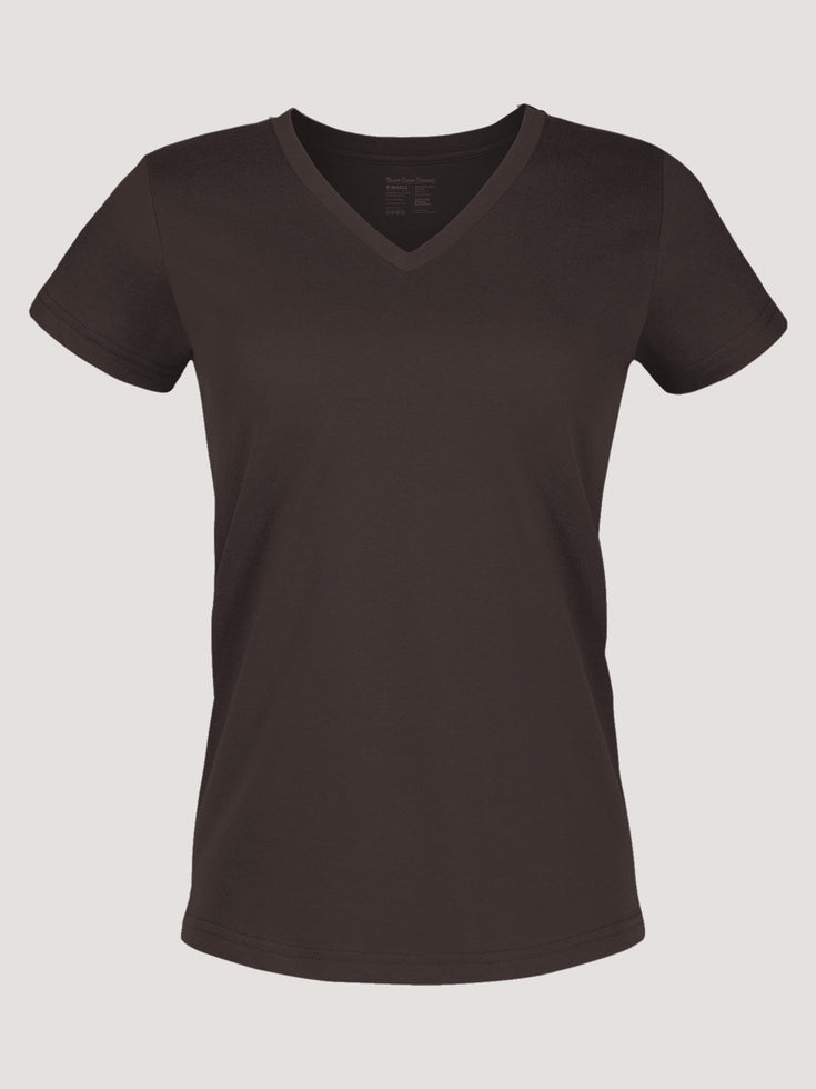 Women's Espresso V-Neck
