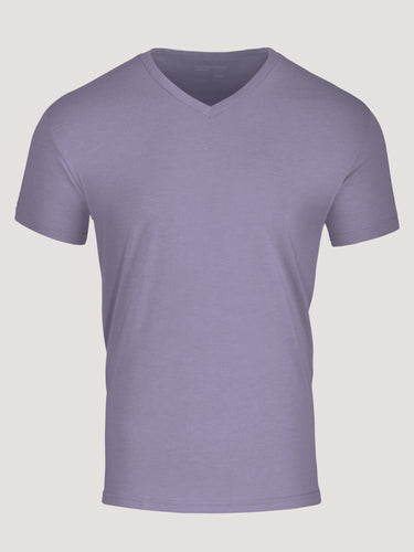 V-Neck Shirts | Men's Tee in Flint Purple at FCT