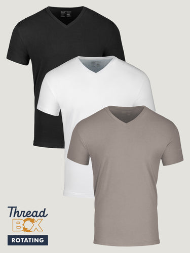Rotating Subscription Tees | Foundation V-Neck Pack | June ThreadBox at FCT