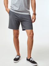 Joe is 6'2, 177LBS and wears a size 32x7 # Everyday Shorts 2.0 | Graphite | Fresh Clean Threads