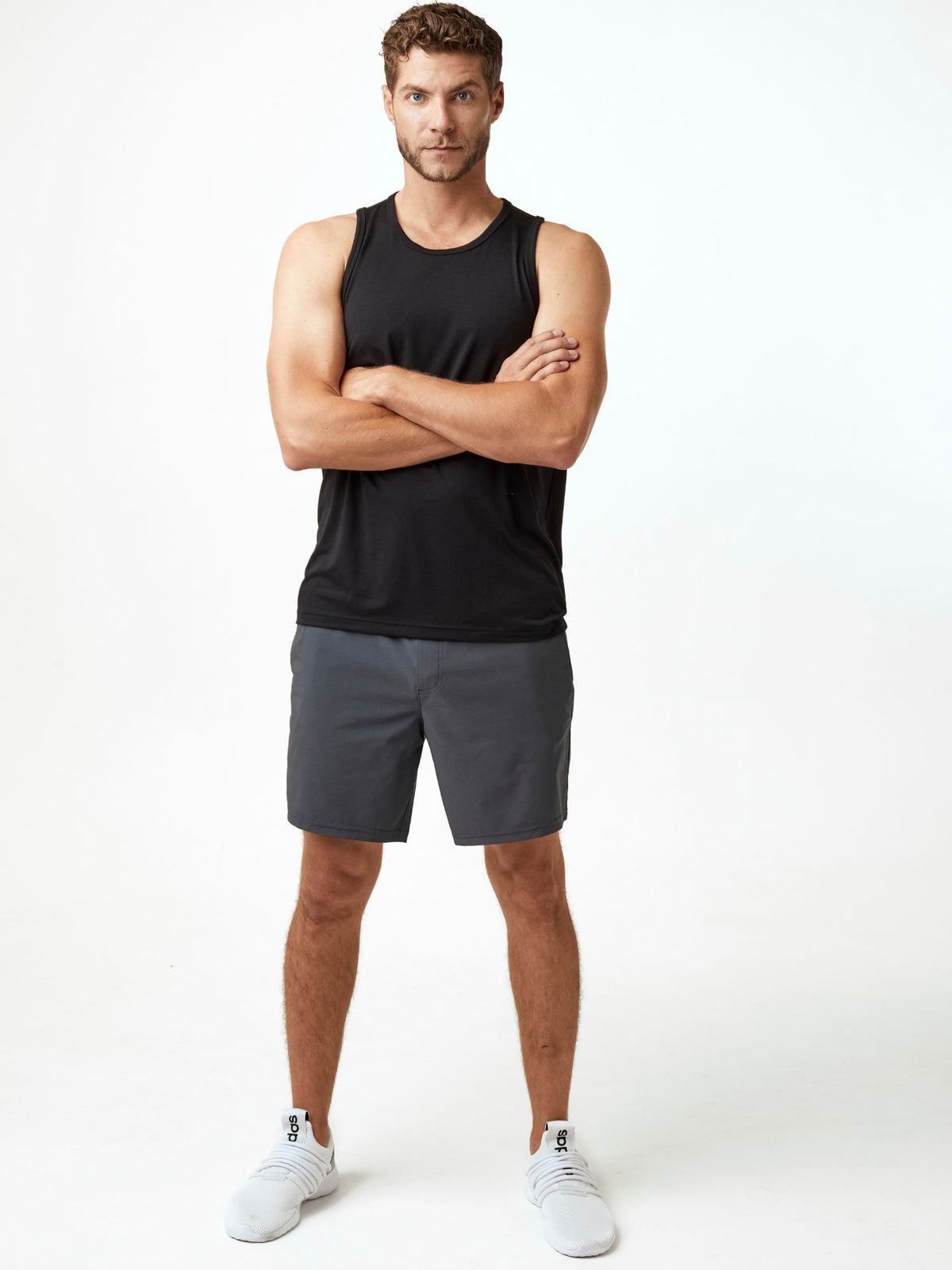Best Sellers Stretch Performance Shorts 3-Pack | Black, Navy, Graphite ...