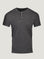 Short Sleeve Henley Charcoal | Fresh Clean Threads