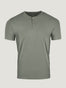 Mercury Green Short Sleeve Henley | Fresh Clean Threads