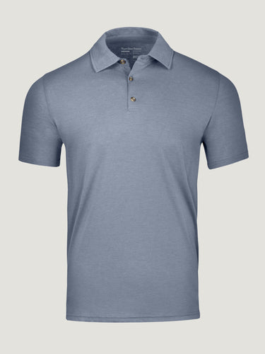 Men's Polo in Wedgewood Blue | Fresh Clean Threads